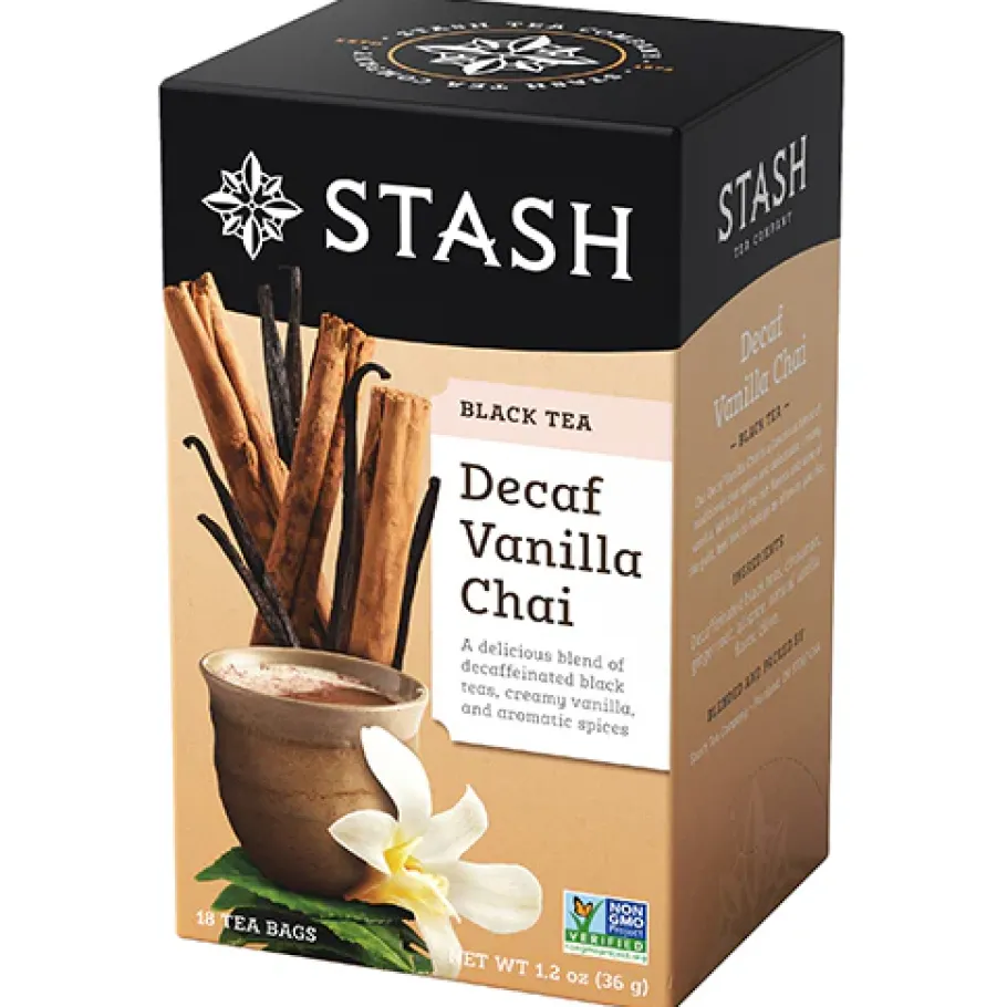 Stash Tea Dessert & Chocolate>Decaf Vanilla Chai Black Tea