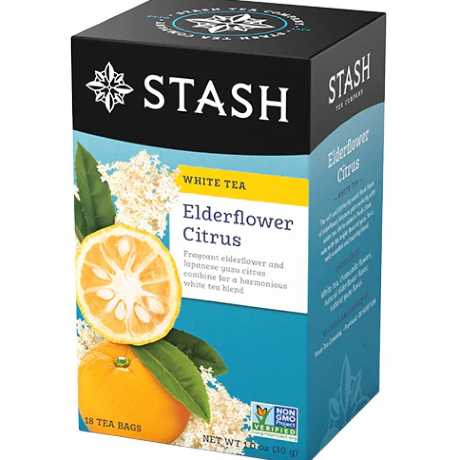 Stash Tea Flower>Elderflower Citrus White Tea