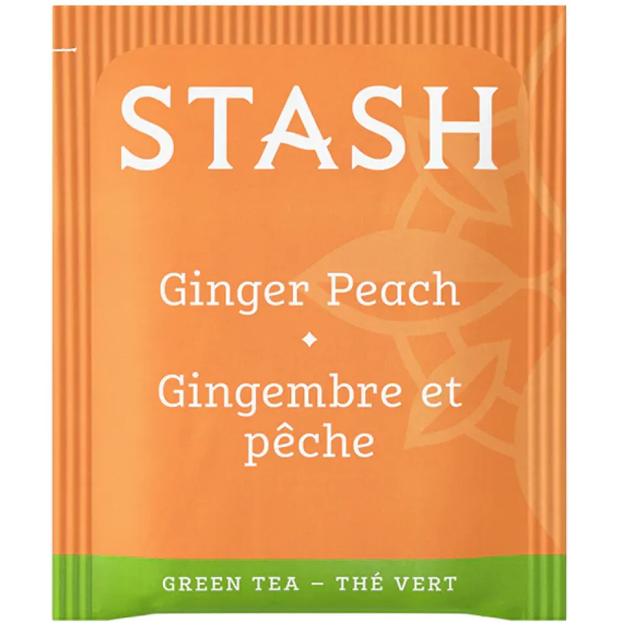 Stash Tea Ginger>Ginger Peach Green Tea