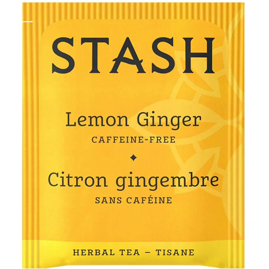 Stash Tea Wellness>Lemon Ginger Vitality Herbal Tea