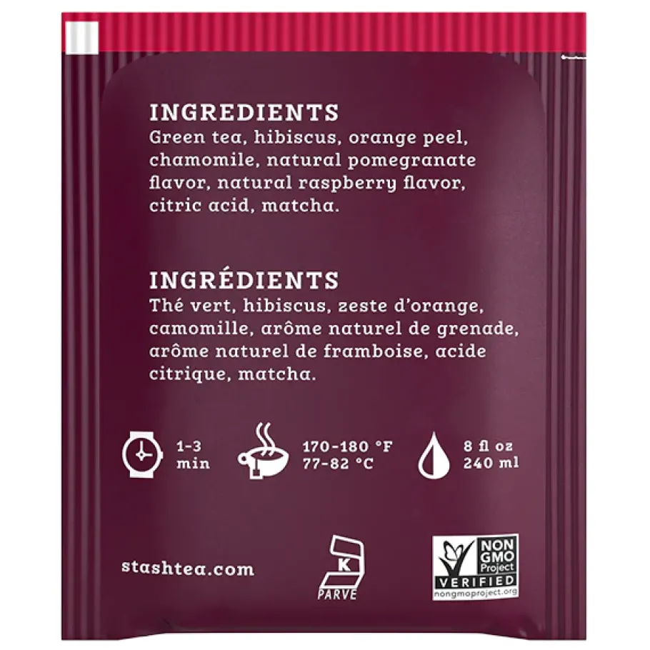 Stash Tea Berry>Pomegranate Raspberry Green Tea