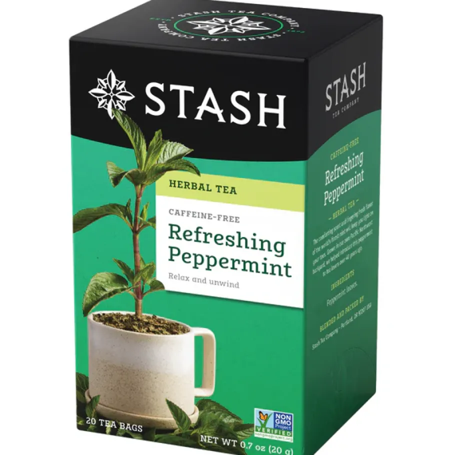 Stash Tea Herbal>Refreshing Peppermint Herbal Tea