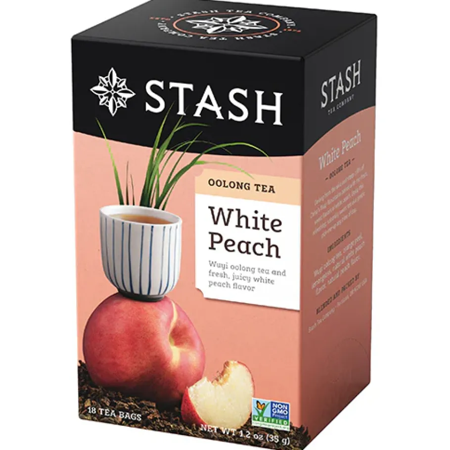 Stash Tea Tea Bags>White Peach Oolong Tea