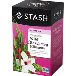 Stash Tea Tea Bags>Wild Raspberry Hibiscus Herbal Tea